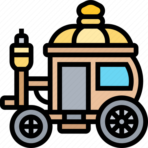 Carriage, wagon, chariot, transportation, vintage icon - Download on Iconfinder