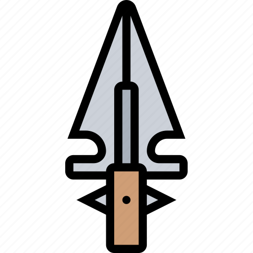 Spear, weapon, blade, battle, war icon - Download on Iconfinder
