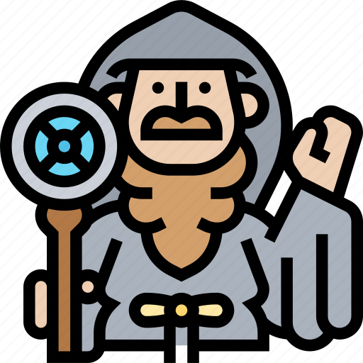 Wizard, magician, sorcerer, spell, warlock icon - Download on Iconfinder