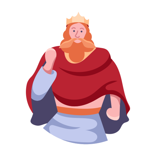 Medieval king, medieval monarch, medieval male, medieval character, medieval man icon - Download on Iconfinder