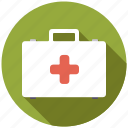 emergency, equipment, first aid, healthcare, medical, suitcase