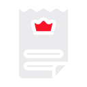 file, invoice, crown, exclusive, royalty