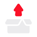 package, delivery, up, arrow, shipping, logistics