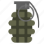 hand, grenade, bomb, military, weapon 