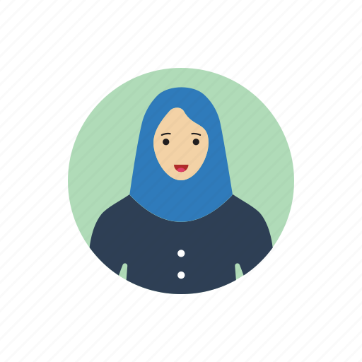 Avatar, girl, moslem, muslim, portrait, woman icon - Download on Iconfinder