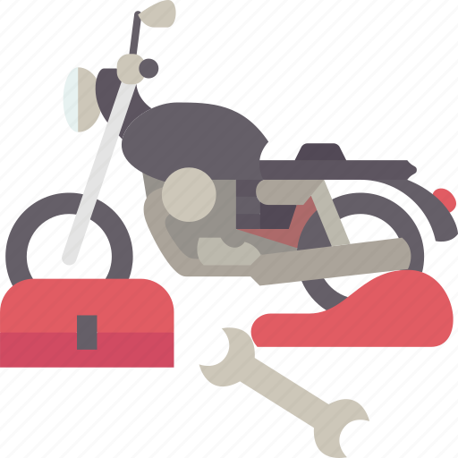 Motorcycle, repair, garage, vehicle, workshop icon - Download on Iconfinder