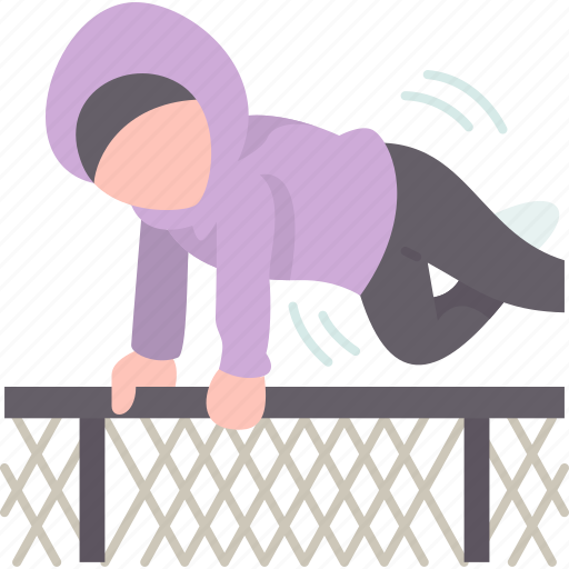 Parkour, jump, obstacle, run, action icon - Download on Iconfinder
