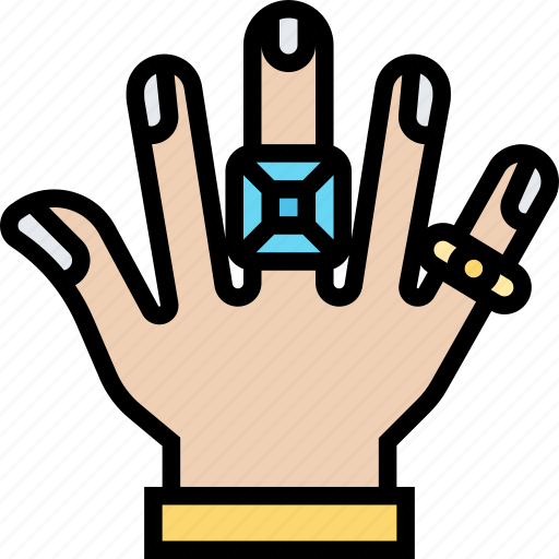 Rings, jewelry, fashion, men, hand icon - Download on Iconfinder