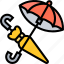 umbrella, rain, summer, weather, protection 