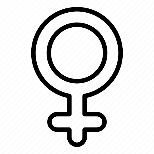 Woman, venus, female, girl, femenine, gender symbol icon - Download on Iconfinder