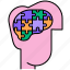 adhd, jigsaw, puzzle, problem, solving, intelligence, mental, health, brain 