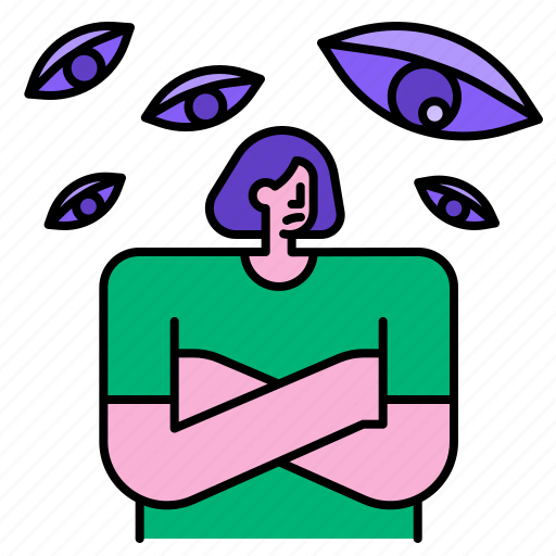 Paranoia, anxiety, depression, psychology, mental, user, head icon - Download on Iconfinder