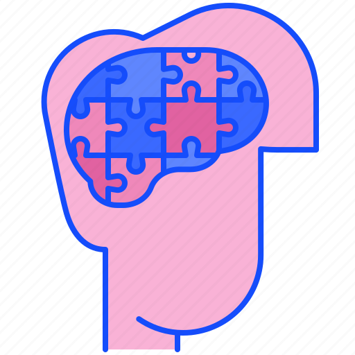 Adhd, jigsaw, puzzle, problem, solving, intelligence, mental icon - Download on Iconfinder