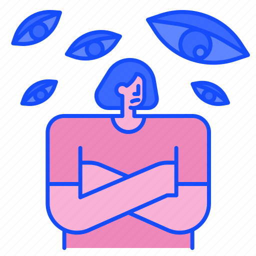 Paranoia, anxiety, depression, psychology, mental, user, head icon - Download on Iconfinder