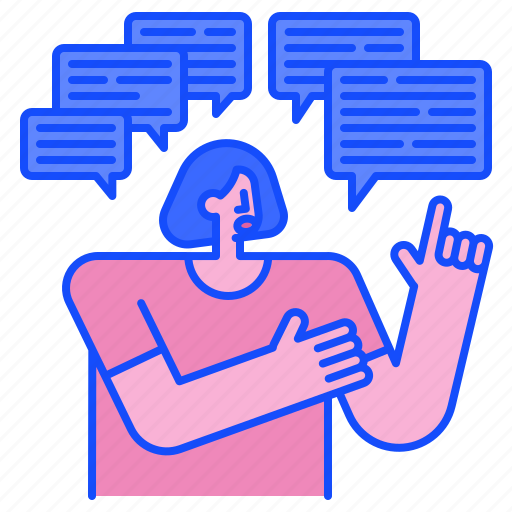 Talking, talkative, conversation, speech, bubble, communications, mental icon - Download on Iconfinder