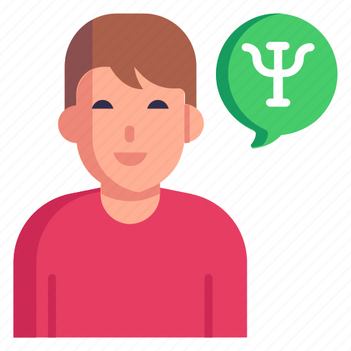 Counselling, psychotherapy, counsellor, psychological message, person icon - Download on Iconfinder