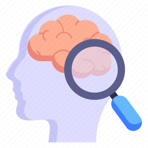 Mind analysis, brain analysis, brain assessment, cognition, explore mind icon - Download on Iconfinder