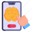 online brain, mobile psychology, brain, smartphone, technology 