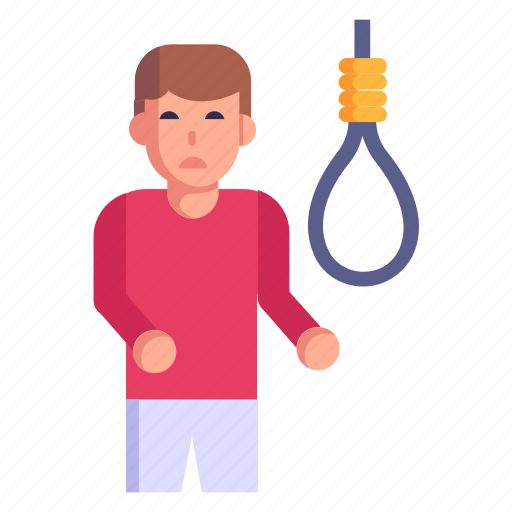 Death penalty, suicide, hang rope, self murder, death rope icon - Download on Iconfinder