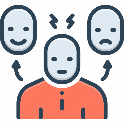 Mood swing, mood, swing, anxiety, different, bipolar, disorder icon - Download on Iconfinder