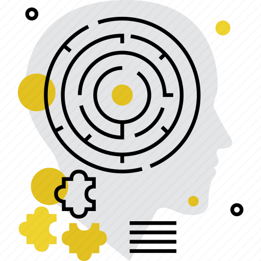 Brain, games, labirynth, maze, mind, quest, subconscious icon - Download on Iconfinder
