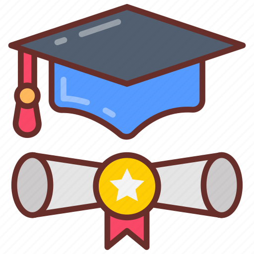 Degree, diploma, certificate, academic, graduation icon - Download on Iconfinder
