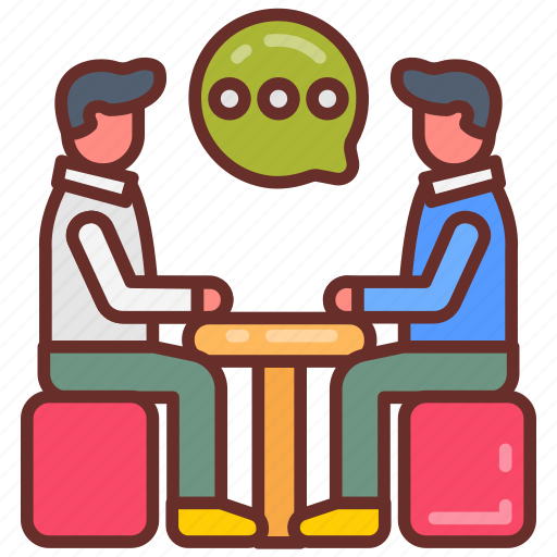 Interview, meeting, consultation, talk, cross, exams, appointment icon - Download on Iconfinder