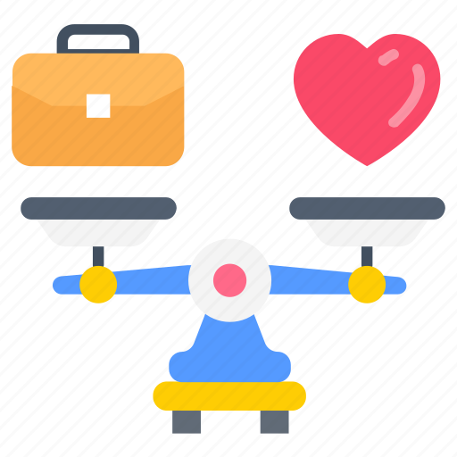 Work, life, balance, beam, scales, professional icon - Download on Iconfinder