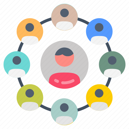 Networking, teamwork, team, play, connections, interlinking, social icon - Download on Iconfinder