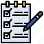 list, checklist, education, pencil, document 