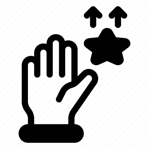 Doubt, hand, up, fist, star, empowerment icon - Download on Iconfinder