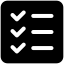 menu, hamburger, list, more, navigation, bullet, task, checklist 