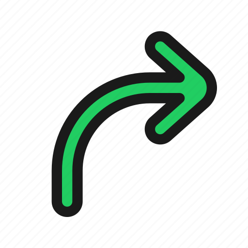 Arrow, redo, turn, right, next, forward, direction icon - Download on Iconfinder