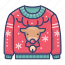 christmas, holiday, sweater, winter