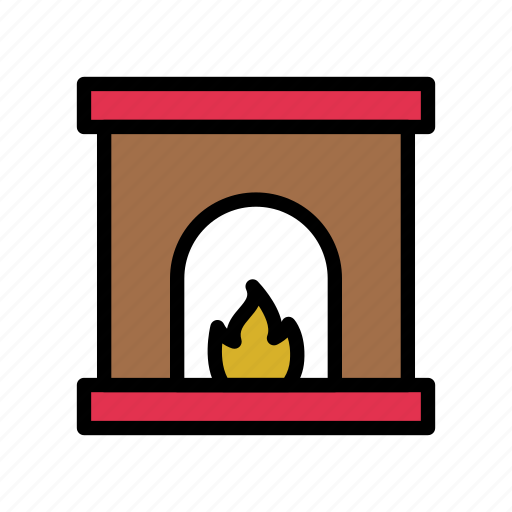 Burn, chimney, fire, fireplace, wood icon - Download on Iconfinder