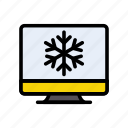 christmas, ice, screen, snowflake, winter 
