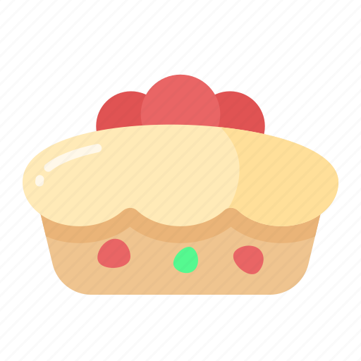 Fruit cake, dessert, cake, sweet, delicious, sugar, baked icon - Download on Iconfinder