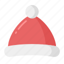 santa hat, christmas, xmas, winter, snow, decoration, celebration, snowflake, fashion