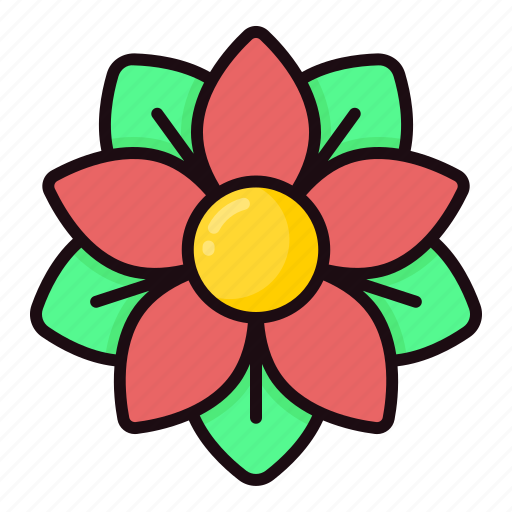 Poinsettia, nature, zinnia, flower, cosmos, hyacinth, blossom icon - Download on Iconfinder