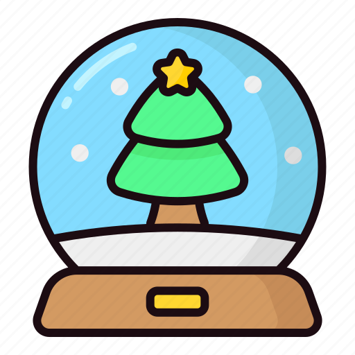Snow globe, christmas, snow, winter, xmas, celebration, decoration icon - Download on Iconfinder