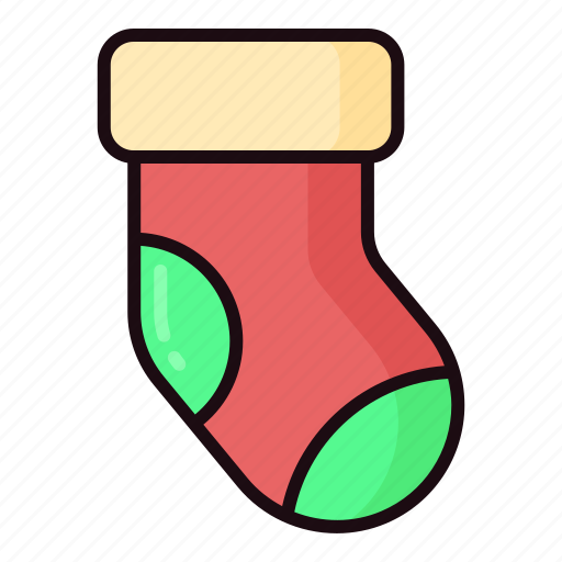 Sock, christmas, winter, decoration, xmas, celebration, gift icon - Download on Iconfinder
