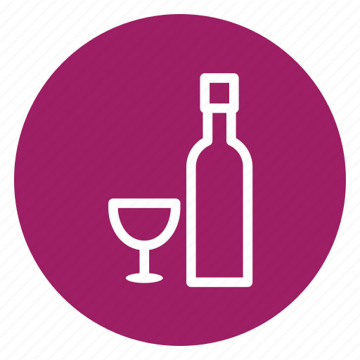 Bottle, cup, drinks, glass, wine icon - Download on Iconfinder
