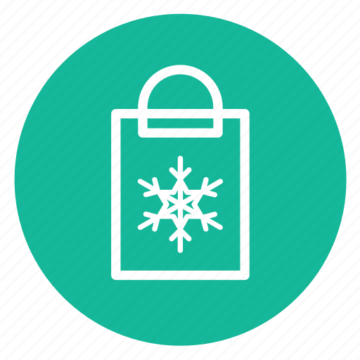 Christmas, gift, handbag, present, snowflake icon - Download on Iconfinder