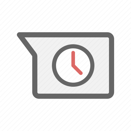 Chat, message, pending, scheduled, timed icon - Download on Iconfinder