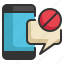 block, protect, speech, security, protection, message icon 