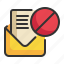 envelope, block, text, email, letter, message icon 