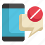 block, protect, speech, message icon, chat 