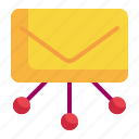 share, envelope, mail, email, letter, message icon
