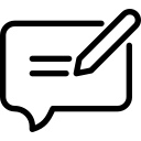 write, chat, message, edit