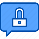lock, chat, communication, deal